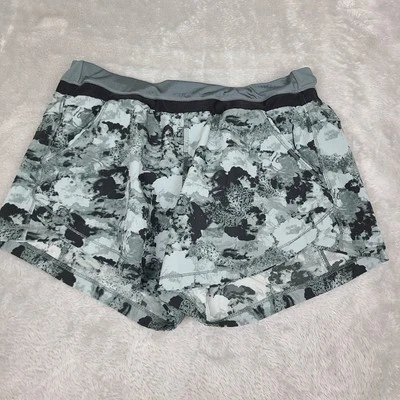 Tangerine Women's Gray Floral Panty Lined Running Shorts/Athletic Size Medium - Image 1 of 4