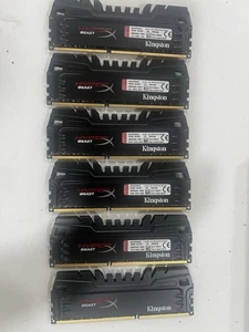 Kingston HyperX Beast KHX16C9T3K4/48X 6x8GB PC3-12800 DDR3-1600MHz 48GB Total - Picture 1 of 3