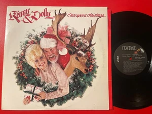 Kenny Rogers & Dolly Parton Once Upon A Christmas LP RCA Holiday + Inner M-!!!! - Picture 1 of 5