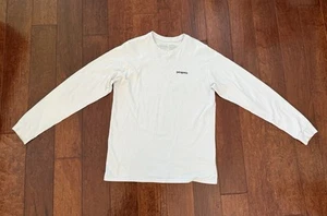 Patagonia Men's Long Sleeve Responsibili-Tee White Size M Regular Fit Recycled - Picture 1 of 8