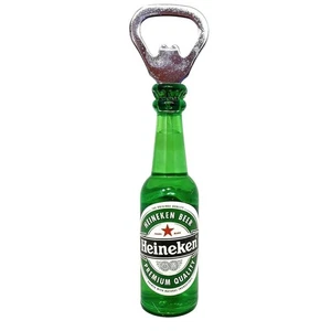 Heineken Beer Liquid-Motion Bottle Opener & Fridge Magnet - Cool Bar Accessory - Picture 1 of 6
