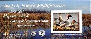 Estampilla de pato federal US.# RW75A 2008-2009 COMO NUEVA OFICINA DE CORREOS ¡FRESCA! - Imagen 1 de 1
