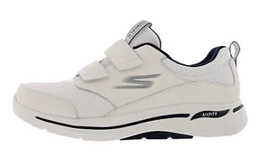 SKECHERS MEN'S GO WALK ARCH FIT-PRESERVE DUAL STRAP 4E WIDTH WALKING SHOES - Picture 1 of 5