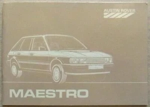 AUSTIN MAESTRO Car Owners Handbook Aug 1984 #AKM 5511 2nd Edition - Picture 1 of 4