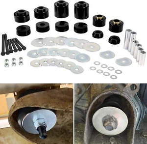 For 1980-1998 Ford F150 F250 F350 2WD 4WD 4.4123R Body Mount Bushing Set Kit - Picture 1 of 10