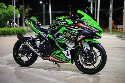 Graphics Decal Kit Wrap Compatible with KAWASAKI NINJA 400/250 (2018 +) ZX-RR - Image 1 of 4