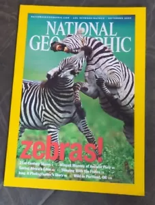 National Geographic September 2003 Zebras - Peru Mummy - Iraq - Portland Oregon - Picture 1 of 2