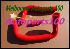 Red Hose Landcruiser HJ75 2H 1984-1990 For Toyota Radiator Silicone 85 86 87 88 - Picture 1 of 6