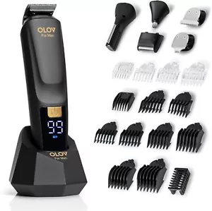 Beard Trimmer, 21 Piece All-in-One Mens Grooming Kit and Hair Clipper, Nose, Ear - Picture 1 of 7