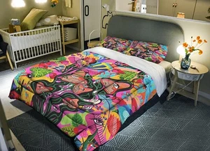 Queen Bettwäsche Bettdecke Größe 90x90 Zoll weich Ganzjahres Schlafzimmer Dekor Brandneu - Bild 1 von 12