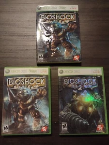Bioshock 1 With Slipcover Sleeve & Bioshock 2 Xbox 360 - Picture 1 of 10
