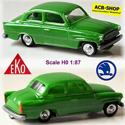 Skoda Octavia Type 702 Limousine 1963-64 Vert 1:87 EKO 2124 - Photo 1/4