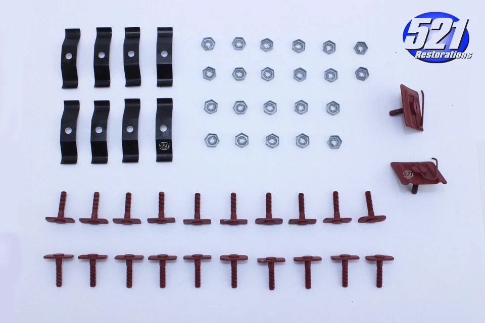 Grill Trim Mounting Clip Clips Fastener Kit Set Fits 69 1969 Dodge Charger Mopar Foto 1 de 1