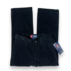 Chaps Ralph Lauren Pants Boys Size 4 Corduroy Chino Black - Picture 1 of 5