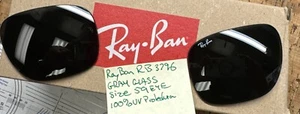 Rayban RB3796 Glass Gray 59 Eye Size GENUINE. Free Microfiber Cloth - Picture 1 of 4