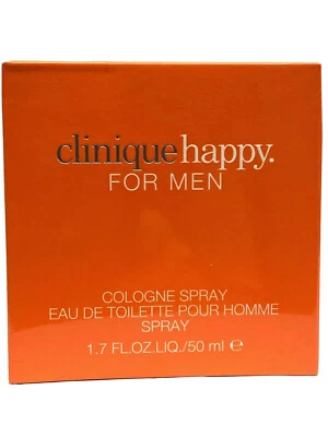 CLINIQUE HAPPY 1.7oz EAU DE TOILETTE SPRAY FOR MEN. SEALED - Image 1 of 2