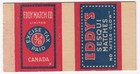Canada Revenue 3/8¢ Excise Tax Matchbox "EDDY