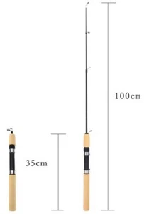 PESCASTORE - Canna "Minispy" in carbonio cm.100 - Foto 1 di 1