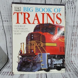 2 Train books Trains a stunning visual history of railroads , Big book of Trains - Picture 1 of 11