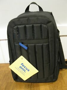 onn. DSLR Camera Carrying Backpack Customizable Dividers Protects Equipment NWT