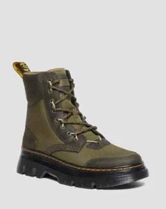 Dr. Martens Tarik TG Toe Guard Lace Up Combat Utility Boots Olive Green Mens 14 - Picture 1 of 9