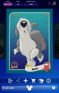 Topps Disney Collect 2024 Topps 1989 The Little Mermaid Teal - Max - Picture 1 of 2