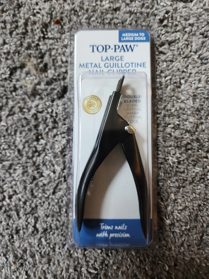 Cortador de unhas Top Paw grande de metal guilhotina - Imagem 1 de 1
