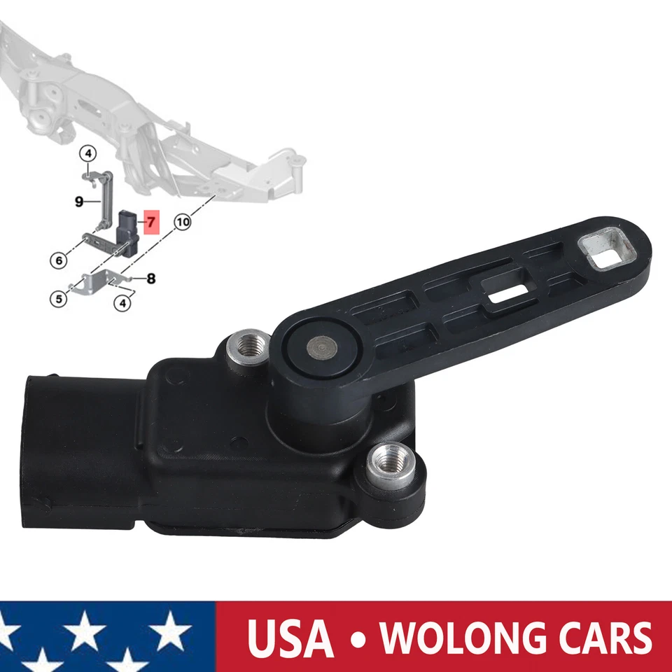 Sensor de nivel de altura de suspensión para BMW X5 X6 X7 2014-2021 37146870200 Foto 1 de 4