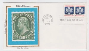 TurtlesTradingPost- Official Mail- #o138 FDC 1985 Colorano Post Card D Rate Pair - Picture 1 of 1