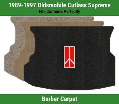 Lloyd Berber Trunk Mat for '89-97 Cutlass Supreme w/Oldsmobile Emblem Red - Image 1 of 4