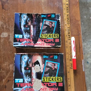 2 Boxes - 1991 Topps Terminator 2 T2 Judgment Day Box 48 Sealed Packs per box - Picture 1 of 8