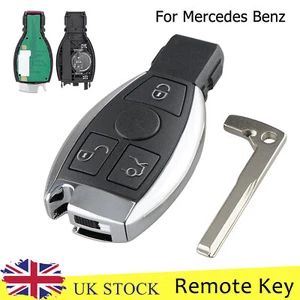 433MHz Remote Car Key Fob 3 Button BGA NEC For Mercedes-Benz A S CLK SLK 2000 + - Picture 1 of 9
