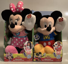 Disney Junior Mickey & Minnie Singing Mickey Mouse Talking Singing Plush Doll