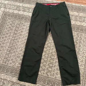 Pantaloni da trekking Under Armour 34x34 verde scuro 1241061 elasticizzati performance chino - Foto 1 di 5