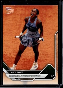 2025 Topps Now #TN-CG1 Coco Gauff French Open Champion Base (Quantity) - Bild 1 von 2