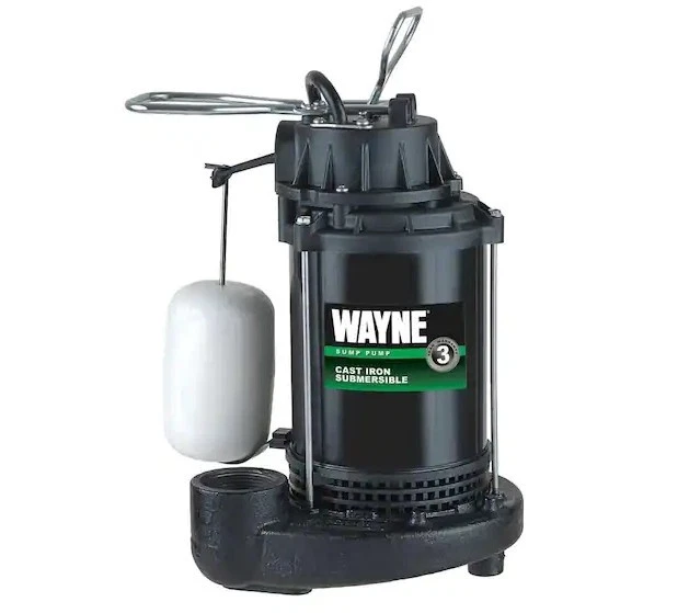 Bomba de sumidero sumergible de hierro fundido y acero WAYNE CDU800 1/2 HP con integrada Foto 1 de 1