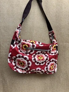 Tokidoki LeSportsac Collaboration Messenger Bag Floral Expandable Boho Hippie - Picture 1 of 10