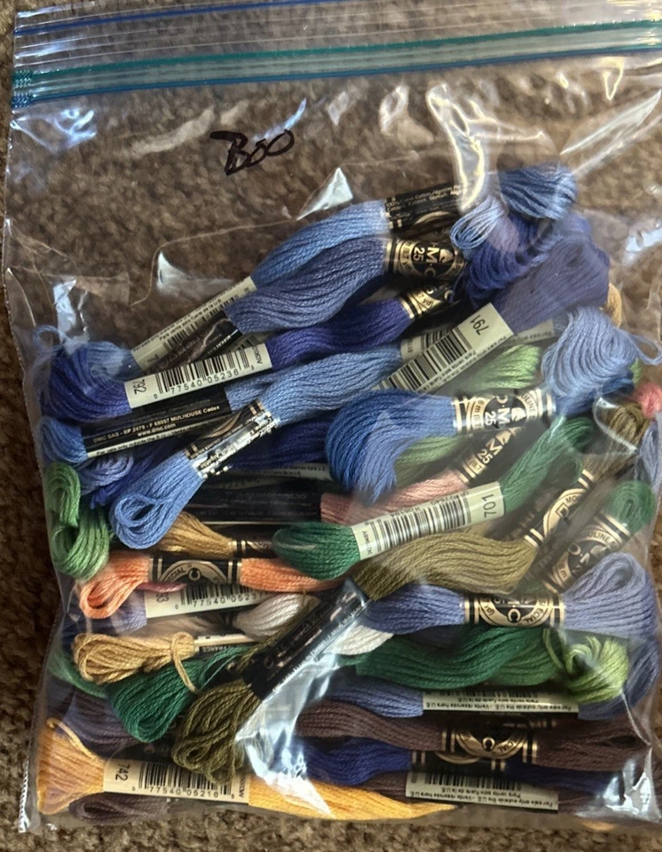 Lot Of 36 Skeins DMC Floss - Image 1 of 1
