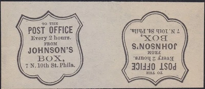 LOCALES DE EE. UU. JOHNSON'S BOX PHILADELPHIA LYON'S FALSO 7 TETE-BECHE COMO NUEVO 51 Foto 1 de 3