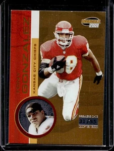 Pacific Invincible Tony González 2001 fecha de estreno #31/55 Chiefs - Imagen 1 de 2