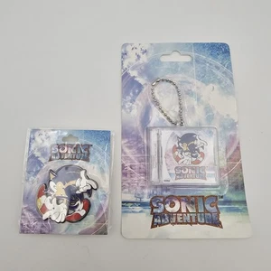 Sonic the Hedgehog Adventure Enamel Pin And Keychain Limited Run Games Official - Picture 1 of 6