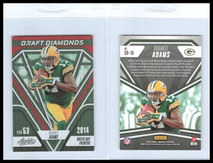 2023 Panini Absolute #DD-16 Davante Adams Red Draft Diamonds 72/100 - Picture 1 of 1
