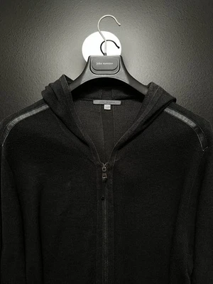 Chaqueta de Lujo Colección John Varvatos - Lino de Seda - Borde de Cuero - De Colección Foto 1 de 4