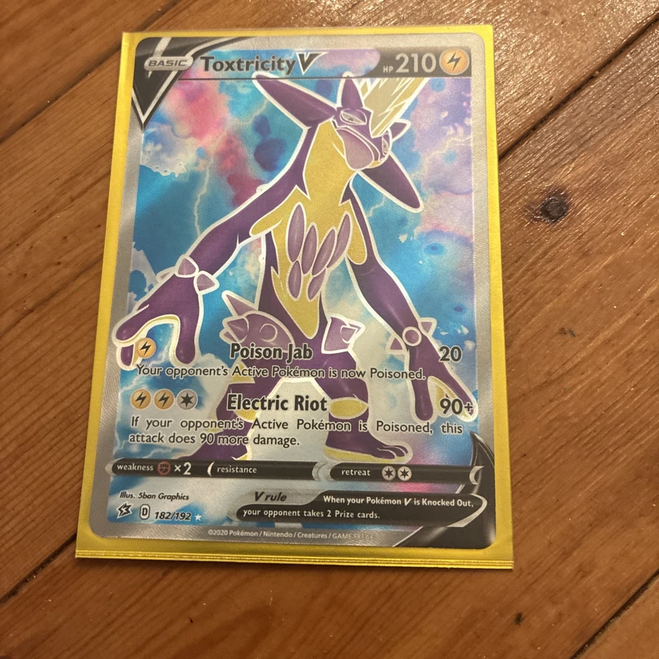 Toxtricity V (Full Art) 182/192 Swsh02: Rebel Clash Holo - Image 1 of 1