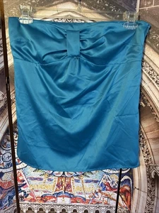 Ann Taylor Loft Damengröße 8 türkis trägerloses Top.     C131 - Bild 1 von 4