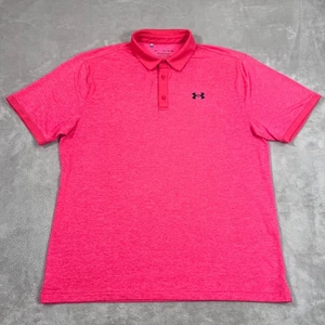 Camisa Under Armour Para Hombre XL Extra Grande Rosa The Playoff Polo Rendimiento Activo - Imagen 1 de 11