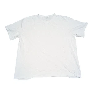 Quince Organic Cotton Slub Crewneck White Men's T-Shirt XXL - Picture 1 of 5