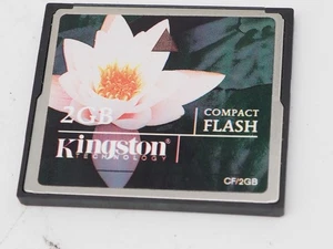 Kingston 2GB Compact Flash card memory card fits DSLR camera etc - Picture 1 of 8