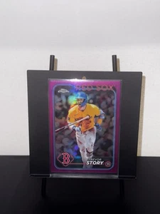 2024 Topps Chrome - Trevor Story #279 Pink Refractor - Picture 1 of 2