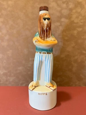 Hippie 1968  Kentucky Whiskey Decanter VTG Royal Enfield Porcelain   Excellent - Image 1 of 4